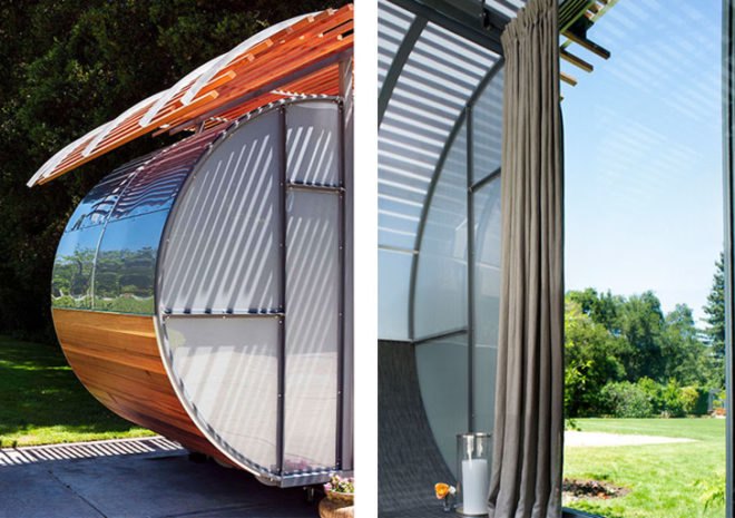 House Arc Bellomo Architects, prefab houses, sustainable architecture, modular housing, compact living unit, off the grid housing, TEDxPresidio conference