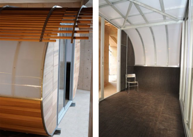 House Arc Bellomo Architects, prefab houses, sustainable architecture, modular housing, compact living unit, off the grid housing, TEDxPresidio conference
