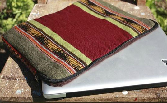 INKAcase, laptop case, Peru, peruvian crafts, indigenous textiles