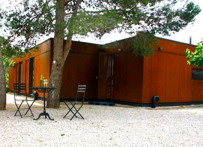 Infiniski, Menta House, Spain, Tarragon, green design, prefab, Corten steel, natural ventilation, green design, Joseph & Mau, eco-design, sustainable design, passive design,
