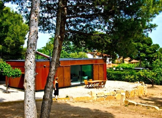 Infiniski, Menta House, Spain, Tarragon, green design, prefab, Corten steel, natural ventilation, green design, Joseph & Mau, eco-design, sustainable design, passive design,