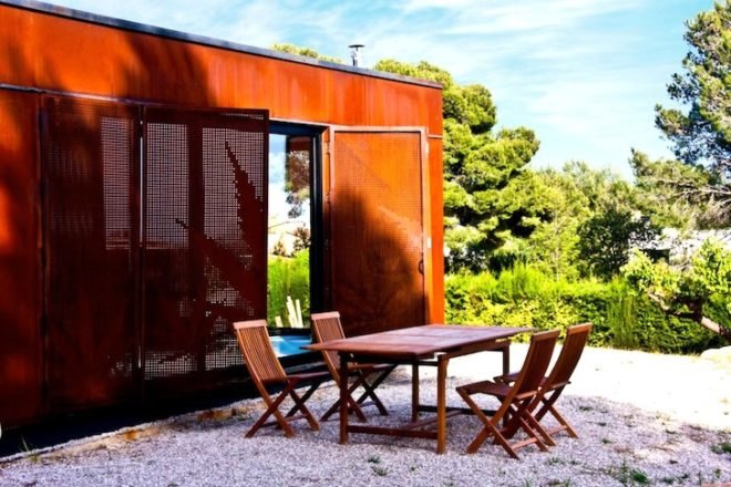 Infiniski, Menta House, Spain, Tarragon, green design, prefab, Corten steel, natural ventilation, green design, Joseph & Mau, eco-design, sustainable design, passive design,