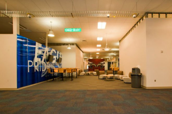 Joplin High School, CGA, DLR group, joplin tornado, adaptive reuse, high school, disaster relief, eco high school