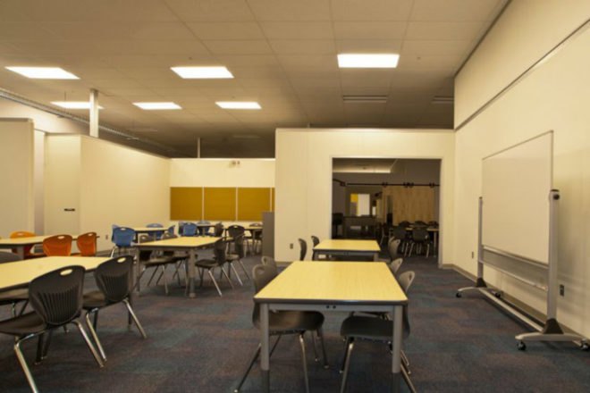 Joplin High School, CGA, DLR group, joplin tornado, adaptive reuse, high school, disaster relief, eco high school