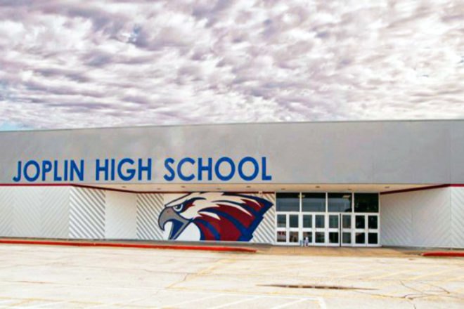 Joplin High School, CGA, DLR group, joplin tornado, adaptive reuse, high school, disaster relief, eco high school