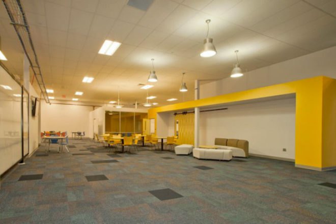 Joplin High School, CGA, DLR group, joplin tornado, adaptive reuse, high school, disaster relief, eco high school