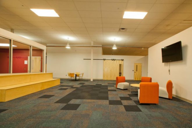 Joplin High School, CGA, DLR group, joplin tornado, adaptive reuse, high school, disaster relief, eco high school