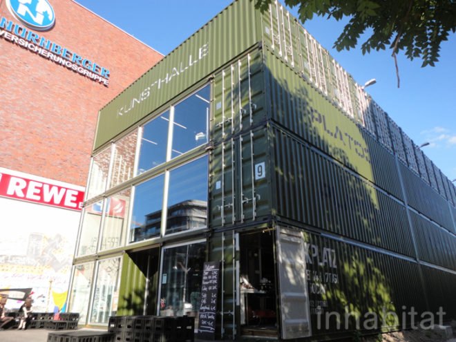 green design, eco design, sustainable design, shipping container, Berlin, Cargotecture, PLATOON, PLATOON Kunsthalle, cultural center