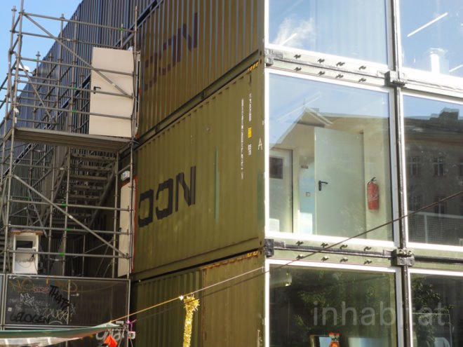green design, eco design, sustainable design, shipping container, Berlin, Cargotecture, PLATOON, PLATOON Kunsthalle, cultural center