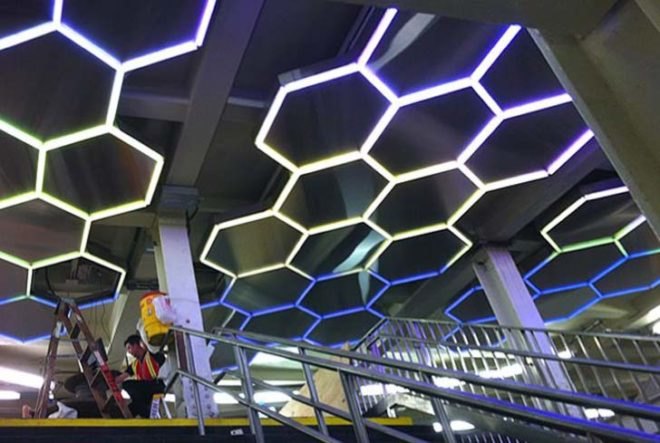 Leo Villareal, MTA, New York City Subway,subway art, Bleecker Street, Bleecker Street Station, Manhattan, Public Art, LED art,LED light installation, transportation, light sculpture