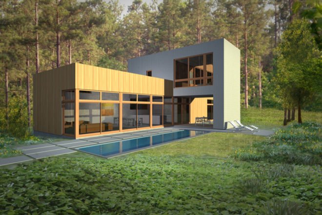 Marmol Radziner for Lindal, marmol radziner, prefab homes, green homes, prefab architecture, eco prefab architecture, prebuilt homes