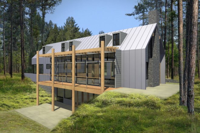 Vandervort Architects for Lindal, Vandervort Architects, prefab homes, green homes, prefab architecture, eco prefab architecture, prebuilt homes