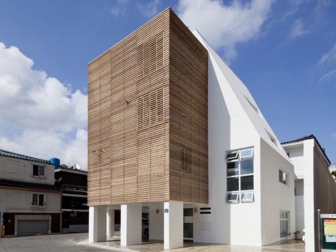 louvers, Louver Haus, South Korea, Japanese Cedar, Smart Architecture, skylights, daylighting, green design, sustainable design, eco-design, green design