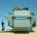 Michael Jantzen, M-Velope, Prefabricated design, green design, sustainable design, eco-design, shape-shifting, building regulations, wendy house