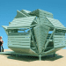 Michael Jantzen, M-Velope, Prefabricated design, green design, sustainable design, eco-design, shape-shifting, building regulations, wendy house