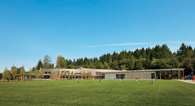 Machias Elementary School, Snohomish School District, Washington, NAC Architecture, Sustainable, School, Reuse, photovoltaic, heat exchangers, AIA Merit Award