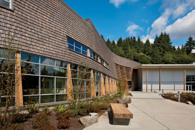 Machias Elementary School, Snohomish School District, Washington, NAC Architecture, Sustainable, School, Reuse, photovoltaic, heat exchangers, AIA Merit Award