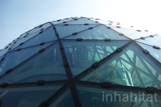 Massimiliano Fuksas, The Blob, Eindhoven, Philips, glass, steel, organic architecture, architecture, daylight