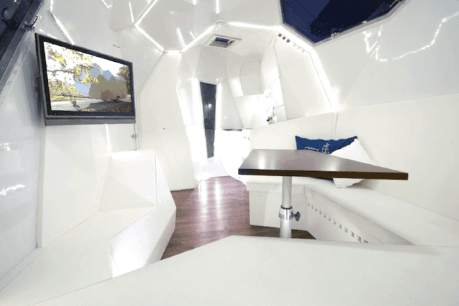 Mehrzeller, NONSTANDARD, mobile home, green design, sustainable design, eco-design, renovated airstream, Austria, eco-design, customizable,