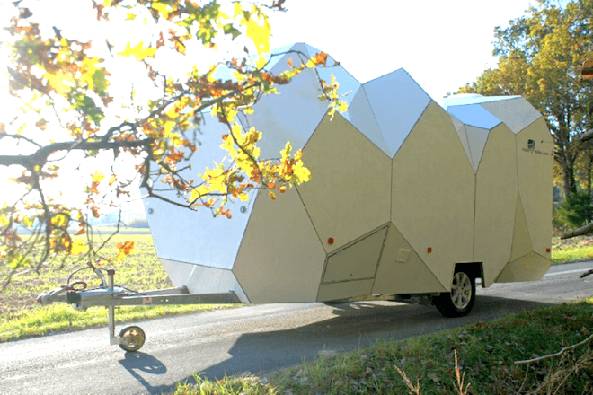 Mehrzeller, NONSTANDARD, mobile home, green design, sustainable design, eco-design, renovated airstream, Austria, eco-design, customizable,