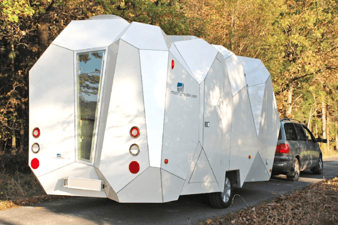 Mehrzeller, NONSTANDARD, mobile home, green design, sustainable design, eco-design, renovated airstream, Austria, eco-design, customizable,