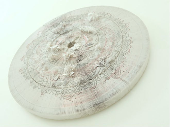 mia liu, guggenheim, admission tickets, paper, modern, sculpture, paper, in her dreams