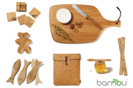 NYIGF; New York; New York City; Manhattan; New York International Gift Fair; gift fair; green products; sustainable design; green design; eco design; fair trade; ethical design; product design; 2012 NYIGF; cork fabric placement/coaster set; Bambu; cork fabric; natural materials