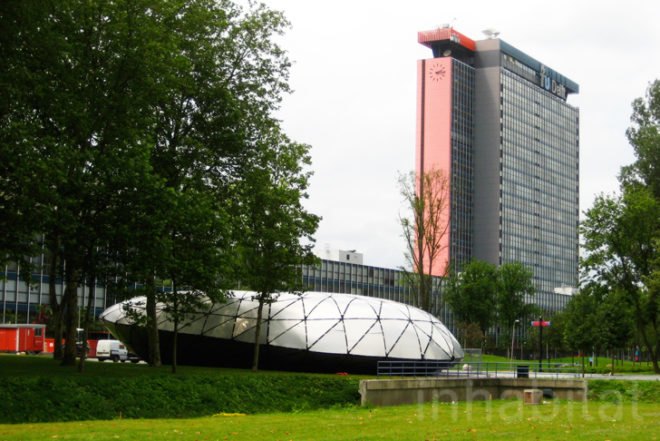 iWEB, Protospace, Delft's Technology University, ONL, Kas Oosterhuis, sustainable reserach, spaced building, Architecture, Green renovation, BluePrint, Climate City Campus, FMVG, ONL, Hyperbody