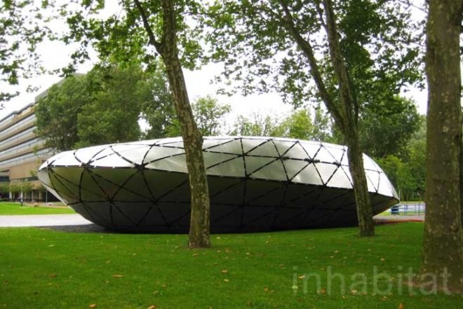 iWEB, Protospace, Delft's Technology University, ONL, Kas Oosterhuis, sustainable reserach, spaced building, Architecture, Green renovation, BluePrint, Climate City Campus, FMVG, ONL, Hyperbody