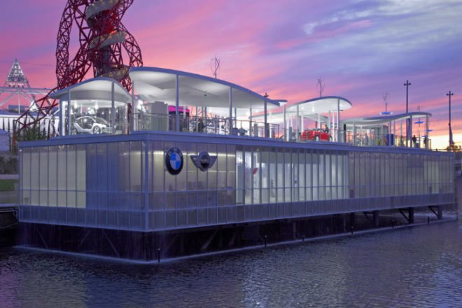 Olympic BMW Pavilion, BMW Group Pavilion, fuel efficient vehicles, olympic pavilion, london olympics, Serie Architects