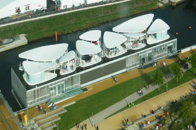 Olympic BMW Pavilion, BMW Group Pavilion, fuel efficient vehicles, olympic pavilion, london olympics, Serie Architects