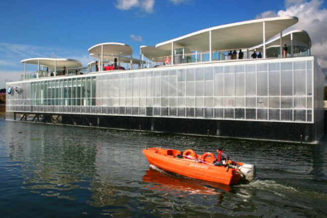 Olympic BMW Pavilion, BMW Group Pavilion, fuel efficient vehicles, olympic pavilion, london olympics, Serie Architects