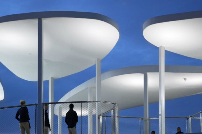 Olympic BMW Pavilion, BMW Group Pavilion, fuel efficient vehicles, olympic pavilion, london olympics, Serie Architects