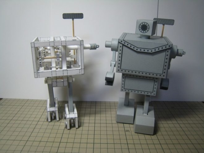 Craft, Handmade, Kikousya, Mechanical Paper Robot, MechanicalPaperRobot, minipost, Paper, Paper Craft, Paper Robot, PaperCraft, PaperRobot, Robopocalypse, Robot Apocalypse, RobotApocalypse, video