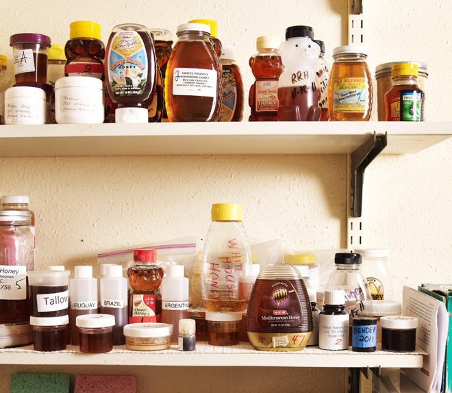 bee pollen, pollen science, honey, fake honey, counterfeit honey, HFCS honey, bees, bee pollen, Vaughn Bryant, local honey, Texas AM