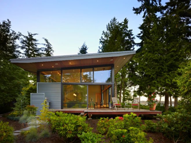 Port Ludlow Residence, FINNE Architects, modern home, eco home, puget sound, washington