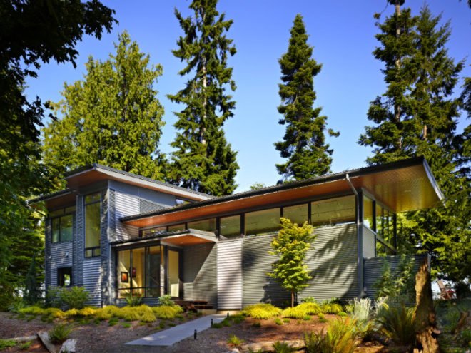 Port Ludlow Residence, FINNE Architects, modern home, eco home, puget sound, washington