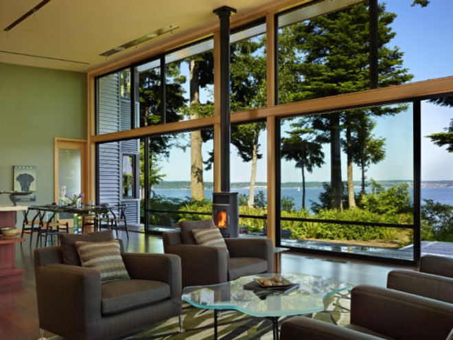 Port Ludlow Residence, FINNE Architects, modern home, eco home, puget sound, washington