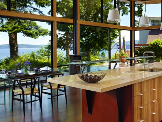 Port Ludlow Residence, FINNE Architects, modern home, eco home, puget sound, washington