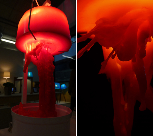 Revitalizer Wax Lamp, Merve Kahraman, recyclable design, lamp design, lighting design, interactive design
