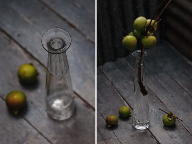 Ruth Allen, In the Spirit, flower vase, pitcher, glass sculptor, recycled glass bottles, upcycling, glass cutting, glass sculptor, sustainable stubbies