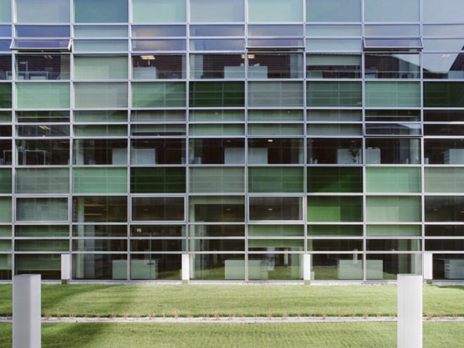 skc bratislava, strabag, slovakia, geothermal, erwin wurm, mhm architecture, eco office building