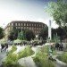 Sankt Kjeld's Kvarter, Saint Kjeld's Quarter, Copenhagen Denmark, urban planning, water reclamation, Tredje Natur Architects, global warming