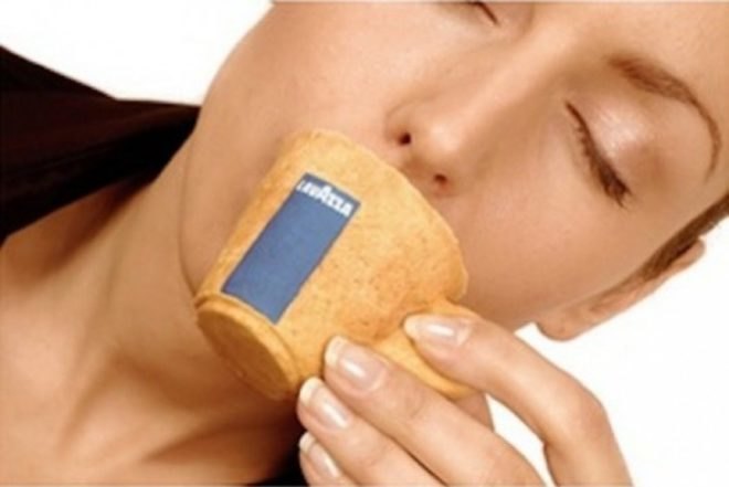 Enrique Luis Sardi, Lavazza, coffee, espresso, coffee cup, cookie cup, design,