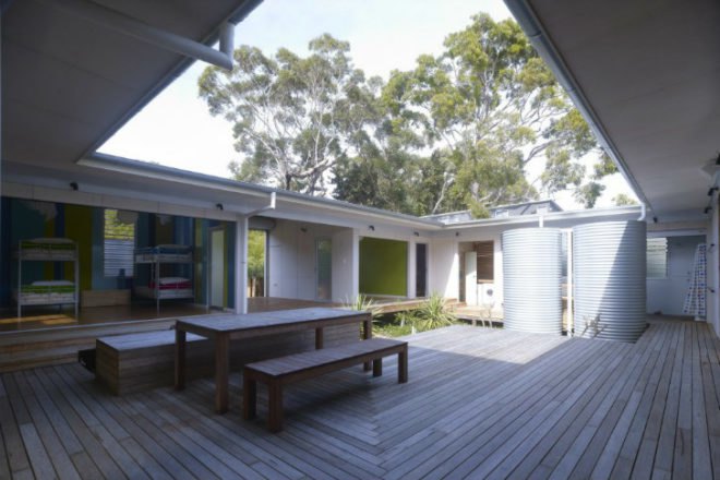 Seal Rocks House 4, Bourne Blue Architecture, fire-proof house, solar power, net zero home, vacation house, australia