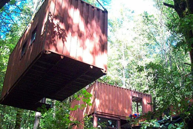Six Oaks, Modulus, shipping containers, cargotecture, container house, santa cruz, california, shipping container house