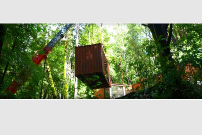 Six Oaks, Modulus, shipping containers, cargotecture, container house, santa cruz, california, shipping container house