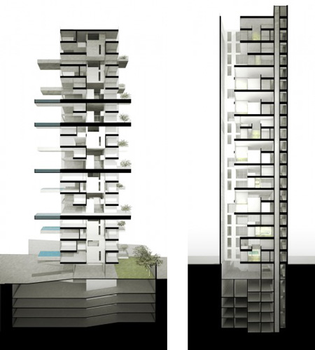 Sky Condos, Lima, Peru, Condos, Terraces, Luxury Housing, Ventilation, Daylighting, Private Exterior, Latin America, Golf Course