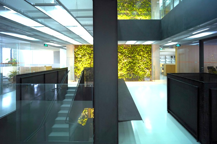 Vector Architects, green design, sustainable design, eco-design, vertical garden, living wall, China, Tianjin, green renovation,