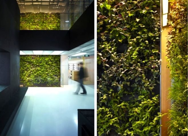 Vector Architects, green design, sustainable design, eco-design, vertical garden, living wall, China, Tianjin, green renovation,